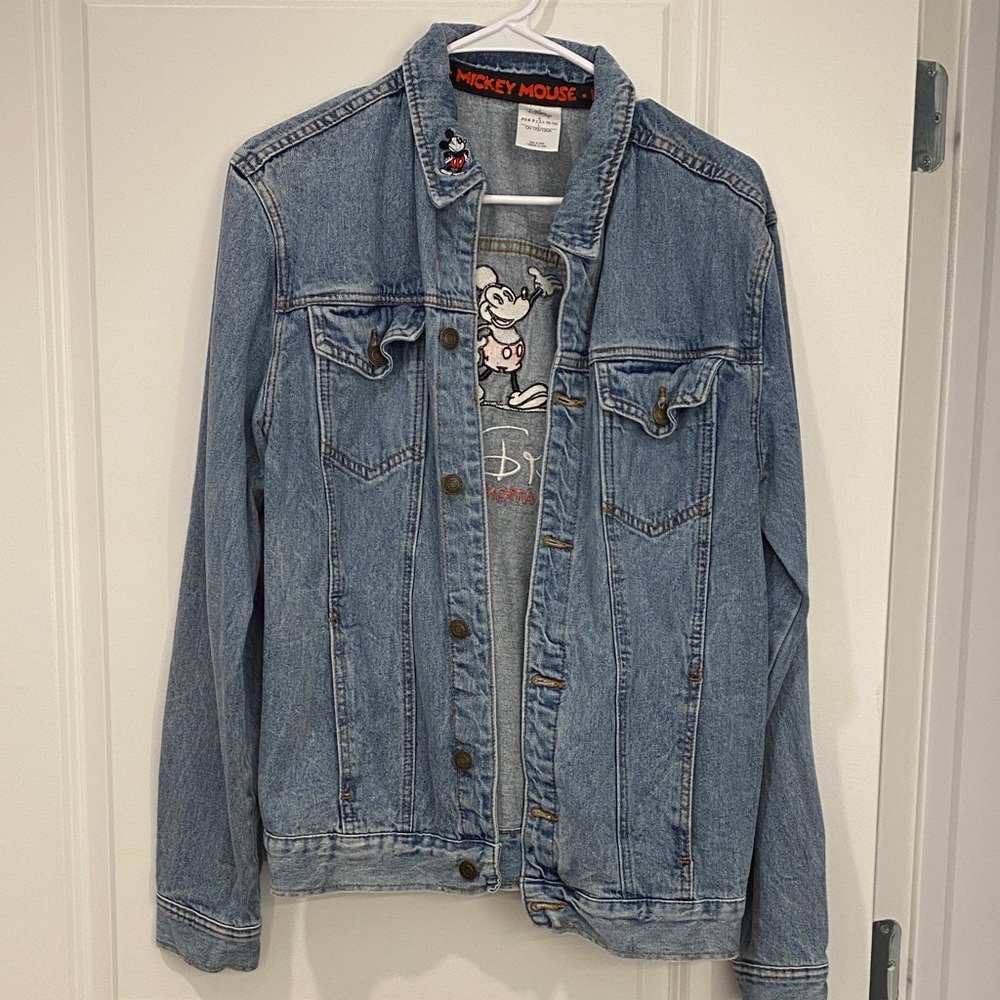 Disney Blue Denim Apparel with Red Accents